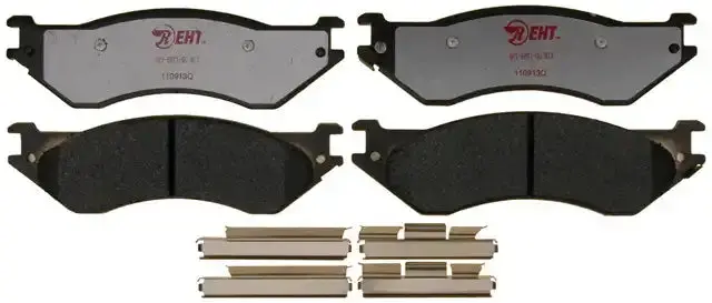 R/M Brakes Eht702H High-Performance Ceramic Brake Pad Set – Front Axle 1