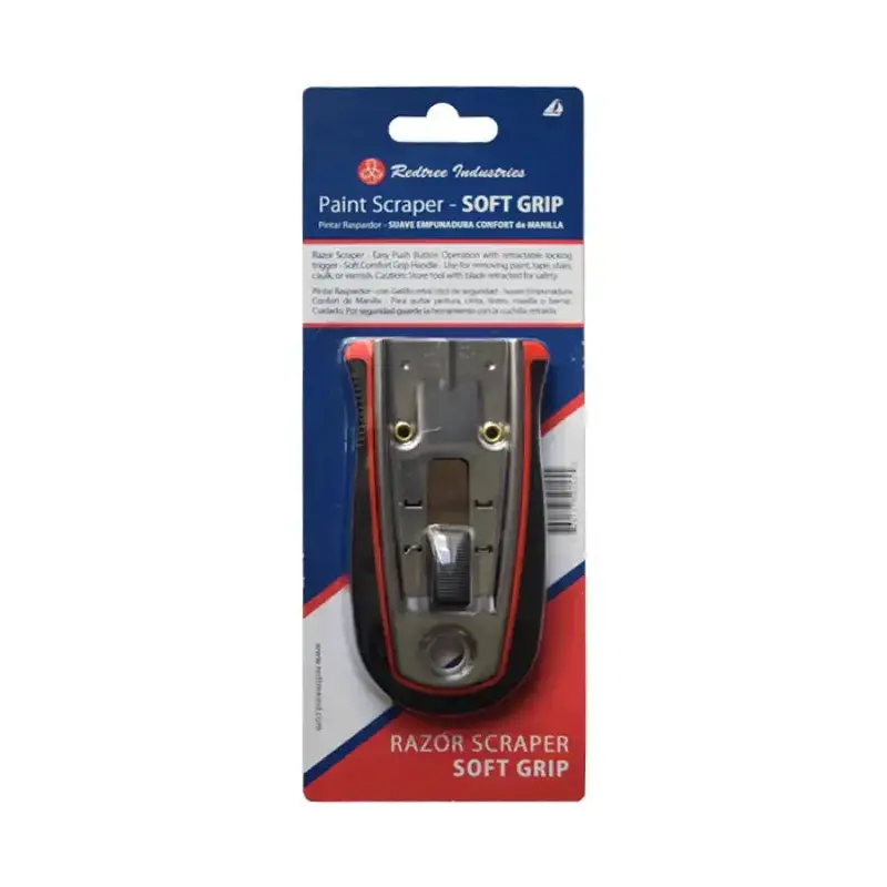 Redtree Soft-Grip Paint Scraper – Ergonomic Handle For Detailing & Surface Prep 1