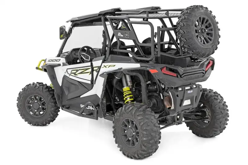 Rough Country 93141 Tubular Rear Cargo Rack With Spare Tire Mount 1