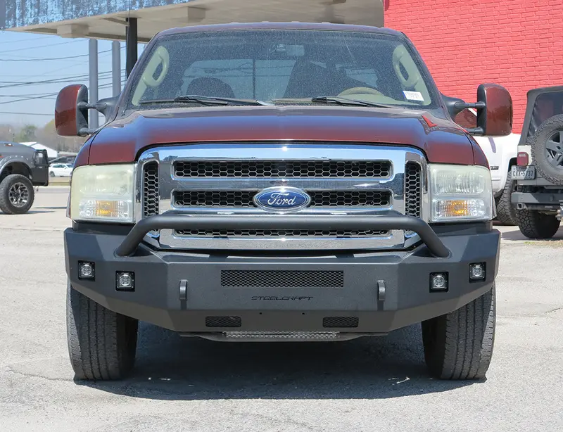Steelcraft 71-11300Hp Fortis Textured Black Front Bumper – 99–07 Ford Super Duty 1